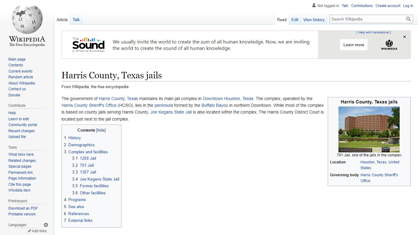 Harris County, Texas jails - Wikipedia